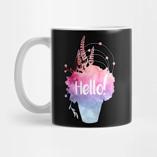 Flowers Bouquet | Pink Purple Gradient Mug